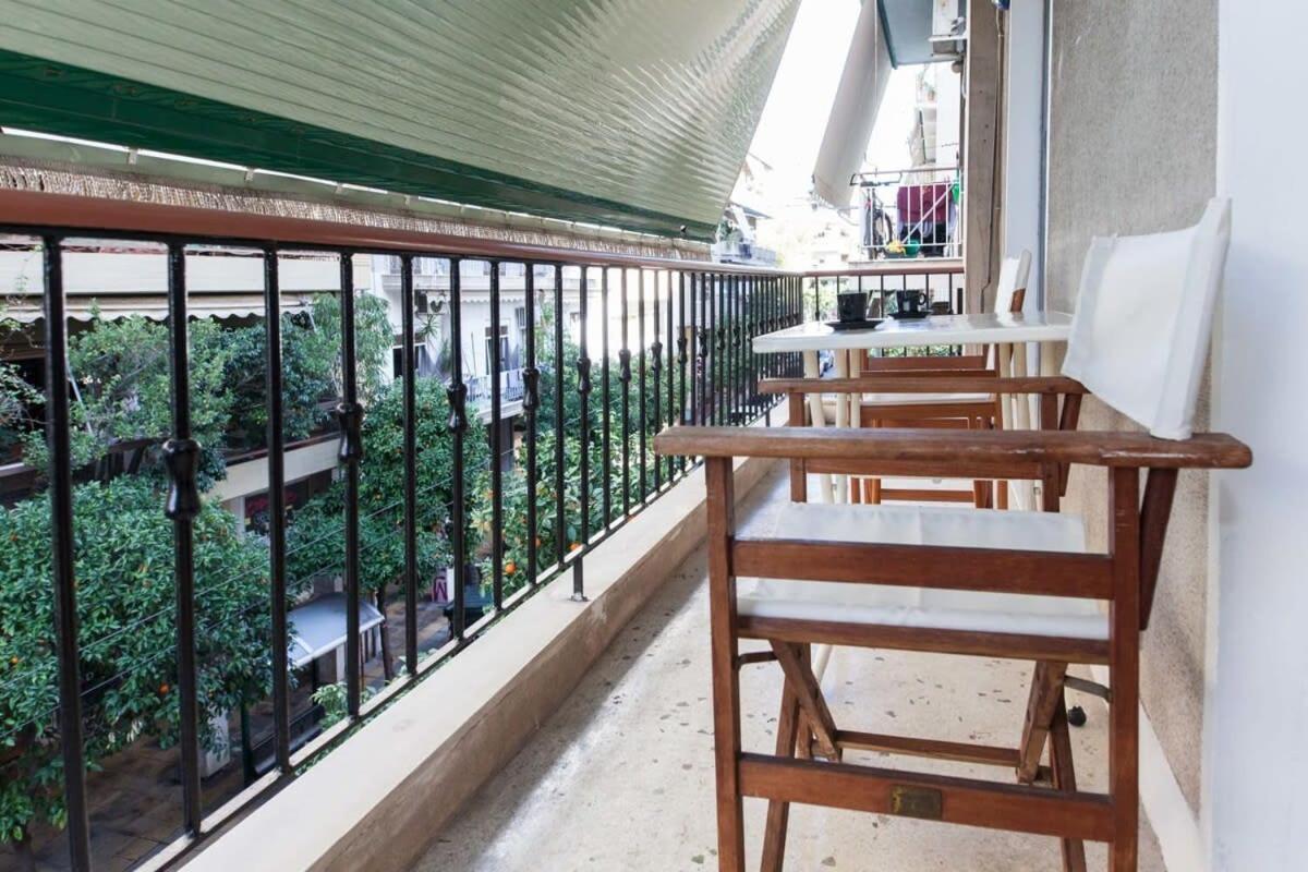 Charming Vintage 2Br Apartment With Balcony In Koukaki Αθήνα Εξωτερικό φωτογραφία